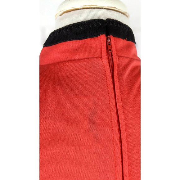 Vintage Alison Ayres red black bell sleeve maxi dress - Picture 10 of 10